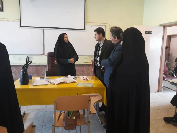 بازدید دکتر روشندل معاون آموزش و تحصیلات تکمیلی سازمان مرکزی دانشگاه فرهنگیان از روند مصاحبه پذیرفته شدگان آزمون استخدام پیمانی وزارت اموزش و پرورش 3