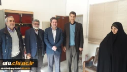 آقای دکتر عسکری مشاور ریاست محترم دانشگاه و آقای دکتر احمدی معاون اداره کل نظارت وارزیابی دانشگاه فرهنگیان کشور با حضور در پردیس های شهید رجایی و علامه طباطبایی خواهران از مراکز مصاحبه مهارت آموزان ماده 28 بازدید بعمل آوردند 4