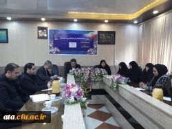 برگزاری شورای اداری پردیس با حضور دکتر محمودلو مدیر امور پردیس های استان و دکتر پایز سرپرست پردیس علامه طباطبایی ارومیه 2