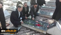 مسئولین، اساتید و کارکنان پردیس های دانشگاه فرهنگیان استان آذربایجان غربی در مراسم میهمانی لاله ها در مزار مطهر شهدای ارومیه حضور یافتند 7