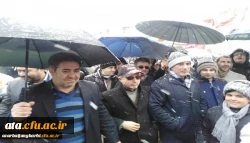 شرکت گسترده اساتید، کارکنان و دانشجویان پردیس های دانشگاه فرهنگیان استان آذربایجان غربی در راهپیمایی عظیم یوم ا... 22 بهمن 6