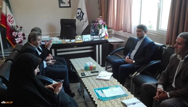 دکتر عادل نجف زاده منتخب مردم خوی و چایپاره در مجلس یازدهم با حضور در دانشگاه فرهنگیان آذربایجان غربی با دکتر محمودلو مدیر امورپردیس های استان دیدار و گفتگو کرد 4