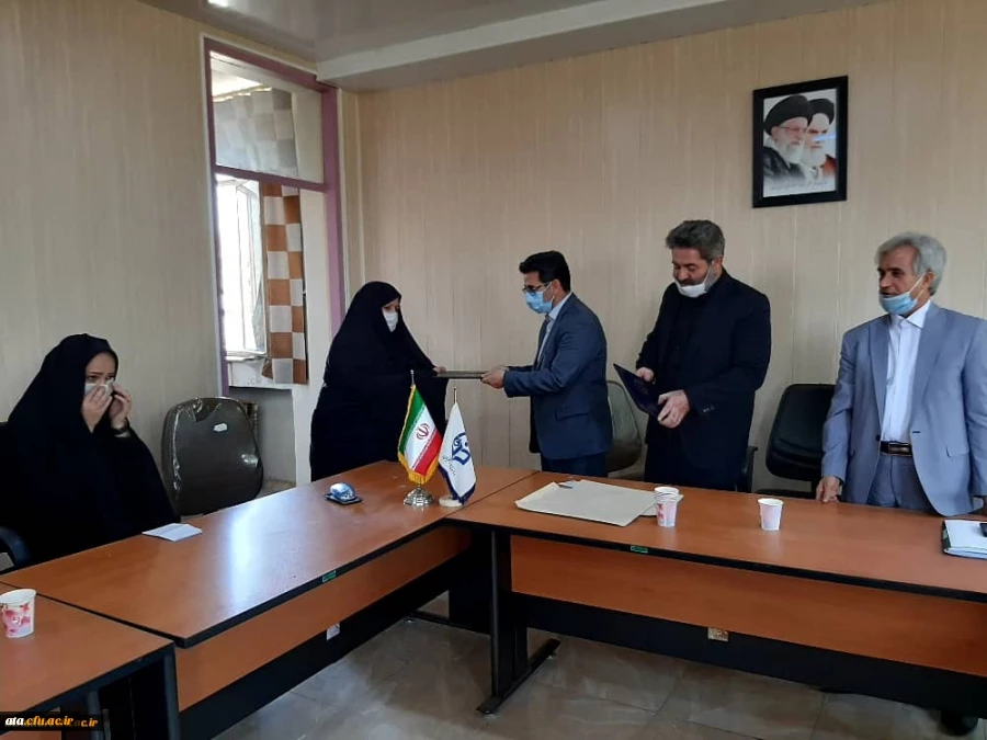 مراسم تکریم و معارفه ریاست مرکز آموزش عالی شهید مطهری خوی برگزار شد 2