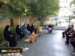 برگزاری جلسه شورای اداری پردیس علامه طباطبایی ارومیه با رعایت پروتکل های بهداشتی و در فضای باز 2