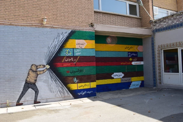 اجرای عملیات زیباسازی محوطه پردیس علامه طباطبایی ارومیه  2