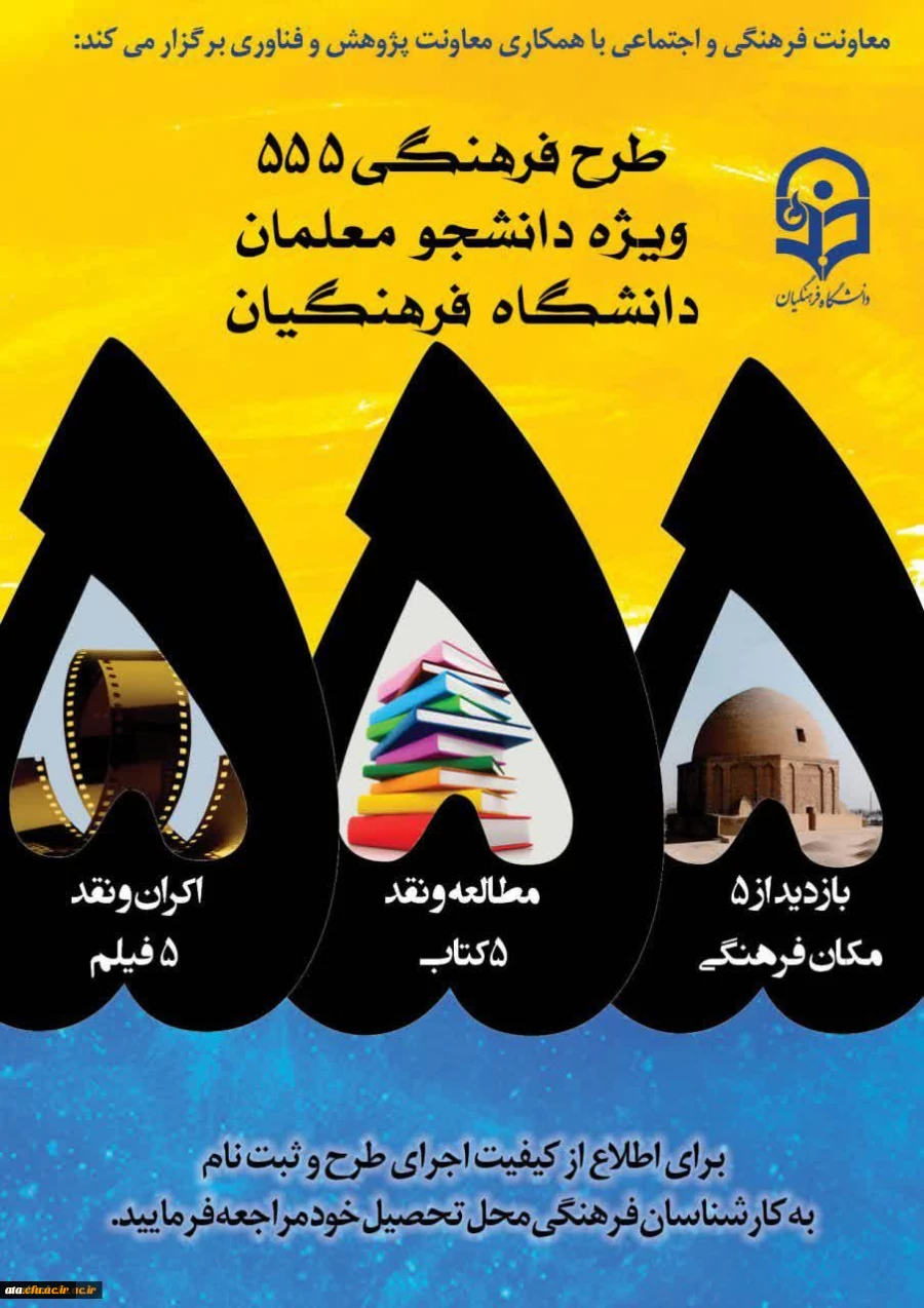 افتخارآفرینی دانشجویان پردیس علامه طباطبایی ارومیه در مرحله پنجم طرح 555 2