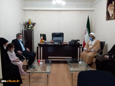 دیدار سرپرست و کارکنان پردیس علامه طباطبایی ارومیه با جناب آقای حیدر عباسی مسئول دفتر نهاد مقام معظم رهبری دانشگاه فرهنگیان استان آذربایجان غربی