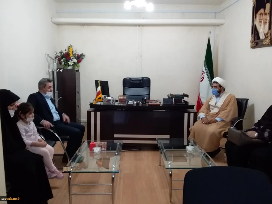 دیدار سرپرست و کارکنان پردیس علامه طباطبایی ارومیه با جناب آقای حیدر عباسی مسئول دفتر نهاد مقام معظم رهبری دانشگاه فرهنگیان استان آذربایجان غربی 2